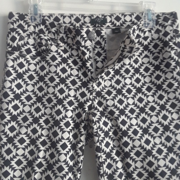 J Crew Geometric Print Strech Skinny - Picture 4 of 5